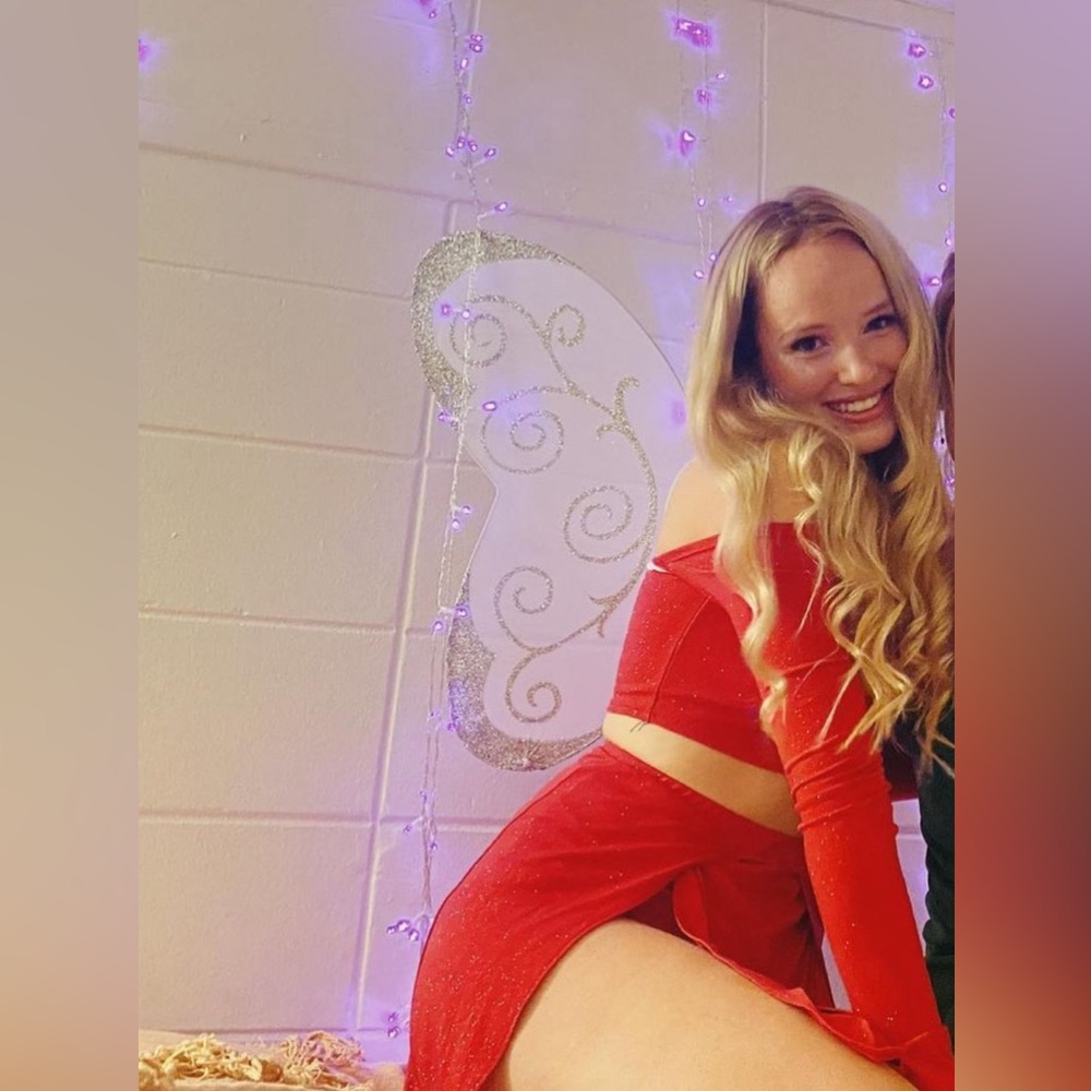 Red Sparkly Two Piece Set From Lucy In The Sky - image 2